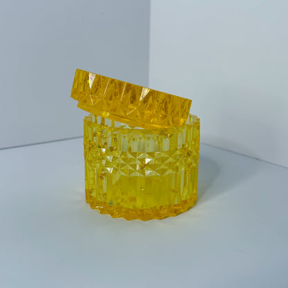 Yellow & Gold Ripple Container