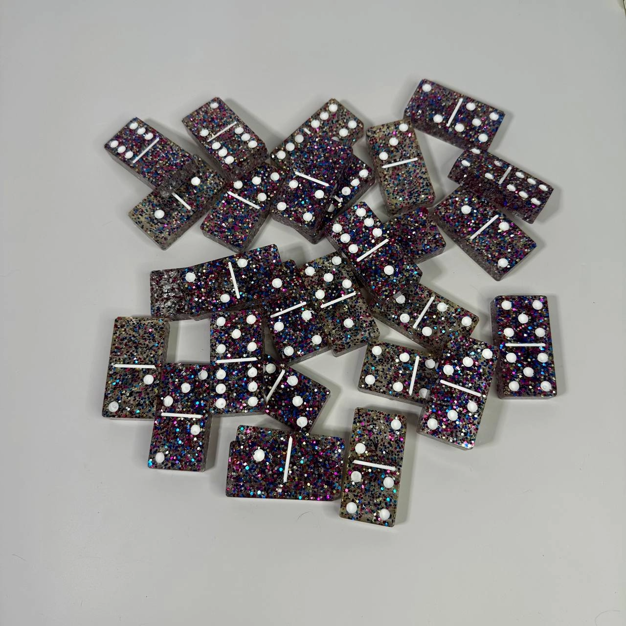 Purple Rainbow Dominoes