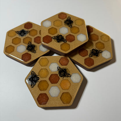Honey Bee Coasters