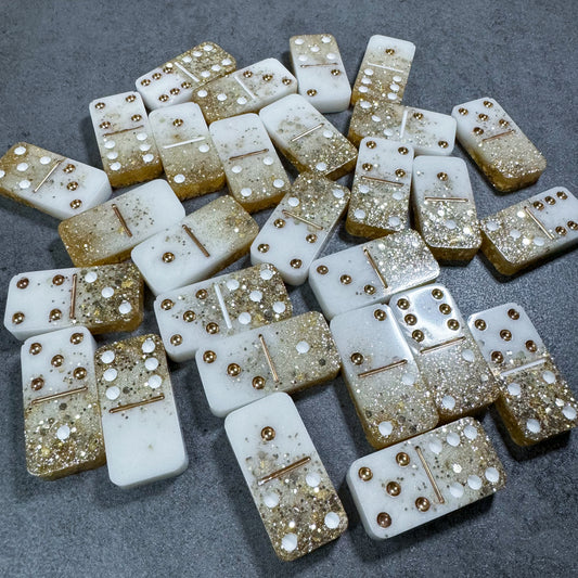 White & Gold Dominoes