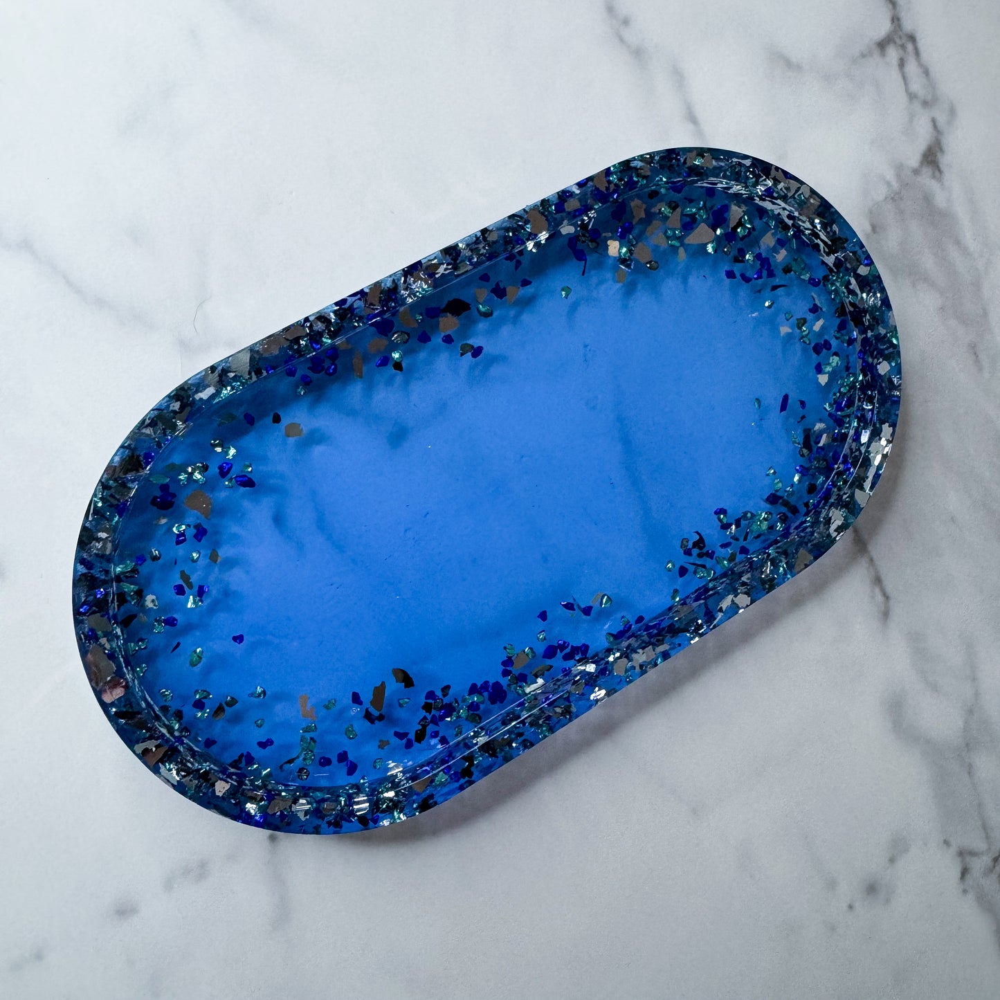 Blue Crystal Tray