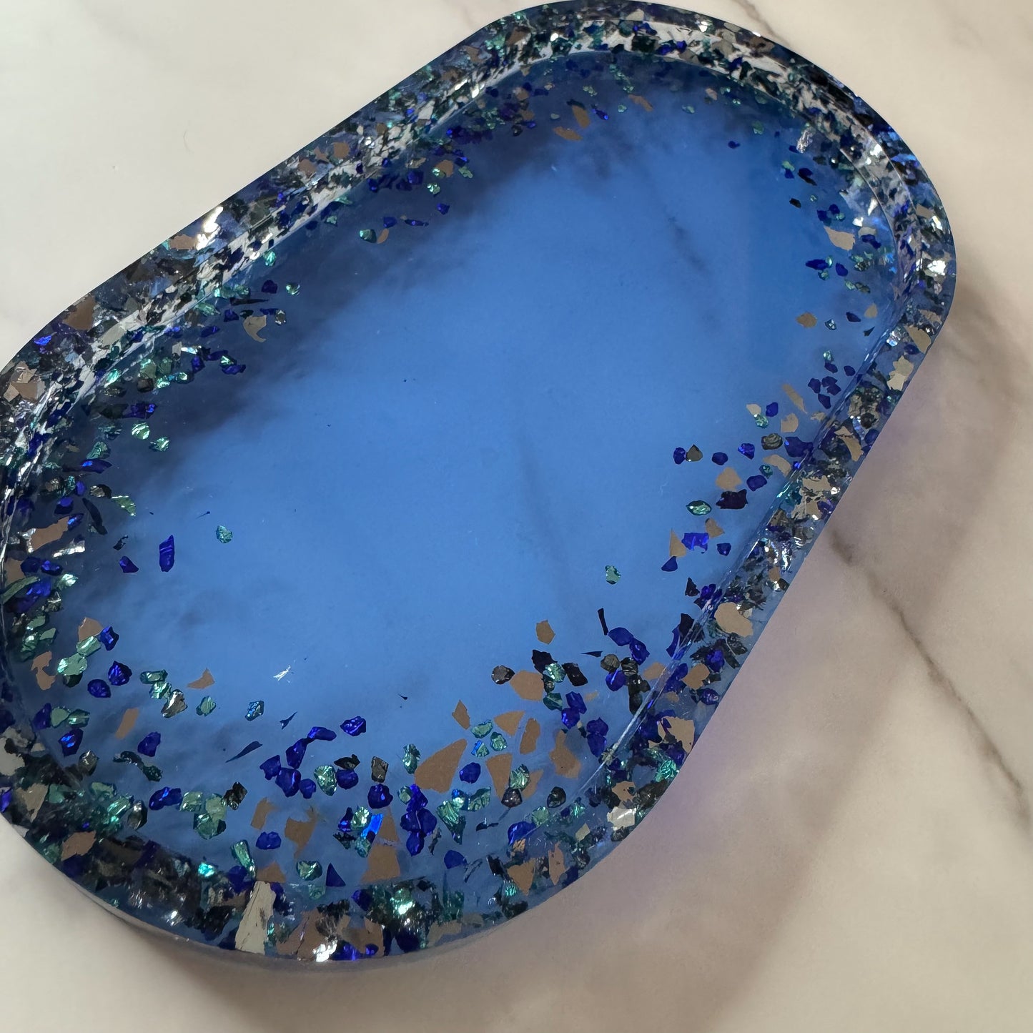 Blue Crystal Tray