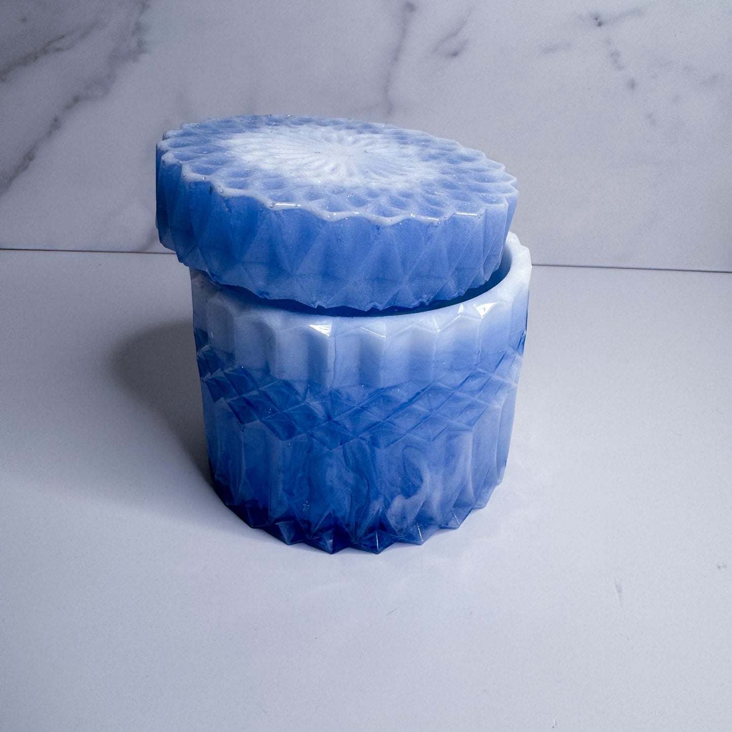 Blue Sky Ripple Container