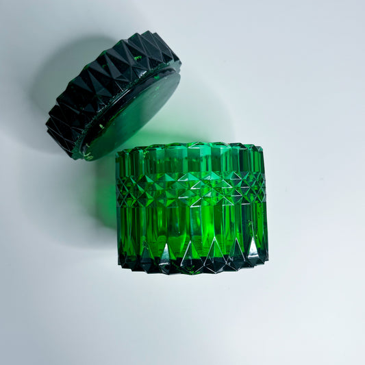 Emerald Green Ripple Container