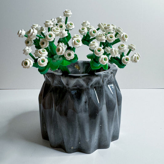 Gray Flower Pot